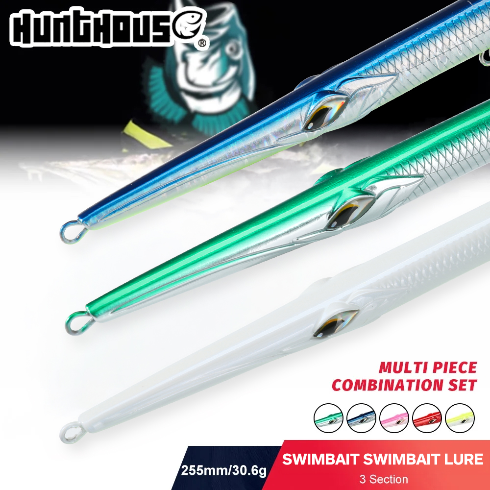 Fishing Lure Swimbait - Hunthouse 3 個スイムベイト 255 ペンシル釣りルアー 255