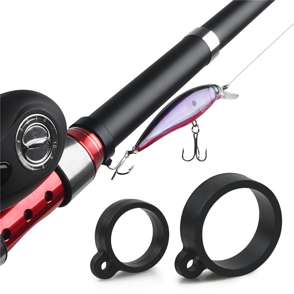 Fishing Lure Accessories - 釣り用フックのセット,10ユニットのセット,ラバーリング付き