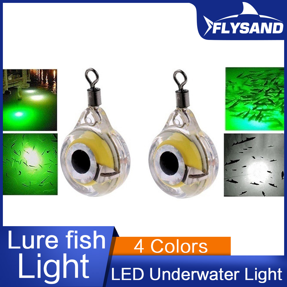 Fishing Lure Accessories - Flysandフィッシングライト夜の蛍光光では、魚の釣りアクセサリーのためのLED水中ライト