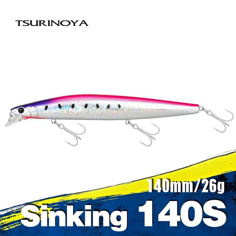 Fishing Lure Jerkbait - TSURINOYA 140mm 26g スティンガー140S ウェイトシステム シンキング