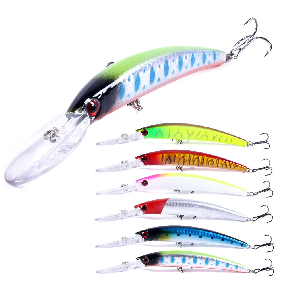 1 個 15 センチメートル 15 グラムディープダイビング - Fishing Lure Swimbait のレビューと価格