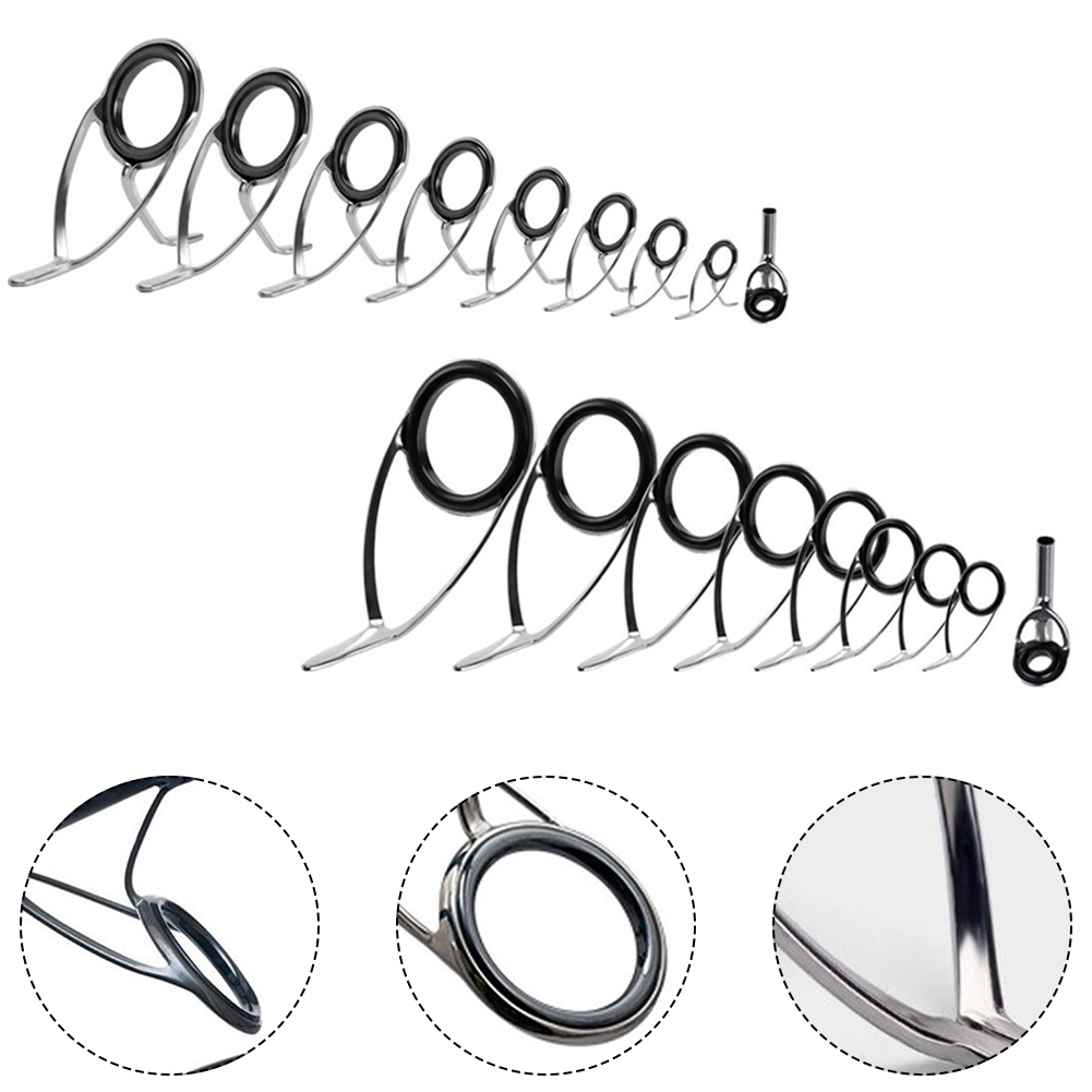 セラミックフィッシングロッド,トップ交換リング,チップ,アイ - Fishing Lure Making Kit のレビューと価格