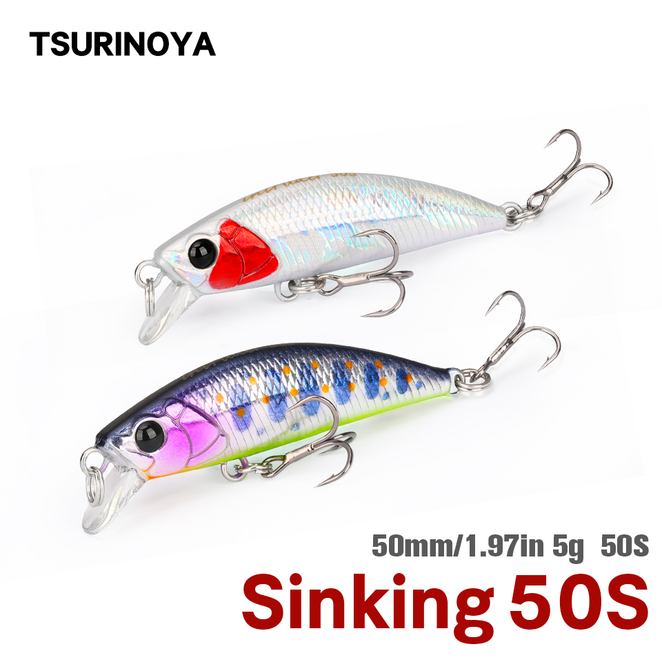 TSURINOYA 50S 新色 5 センチメートル 5 グ - Fishing Lure Jerkbait のレビューと価格
