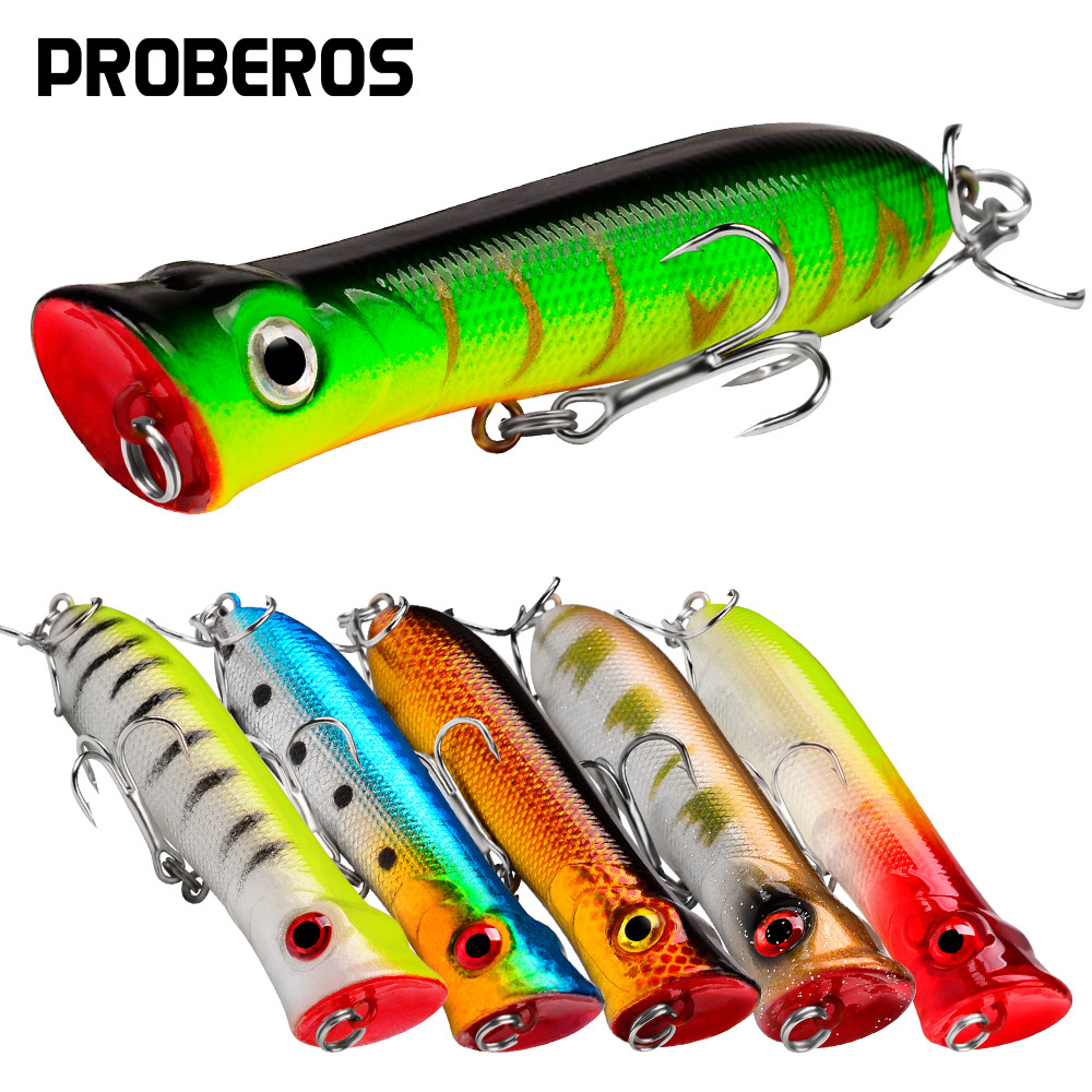 強力なフックを備えたプレミアムロングキャスティングポッパー, - Fishing Lure Popper のレビューと価格