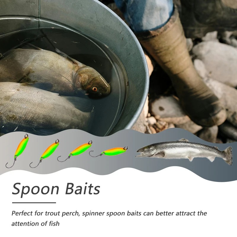 マイクロフィッシングルアー メタルスプーンベイト 3cm 3 - Fishing Lure Blade Bait のレビューと価格