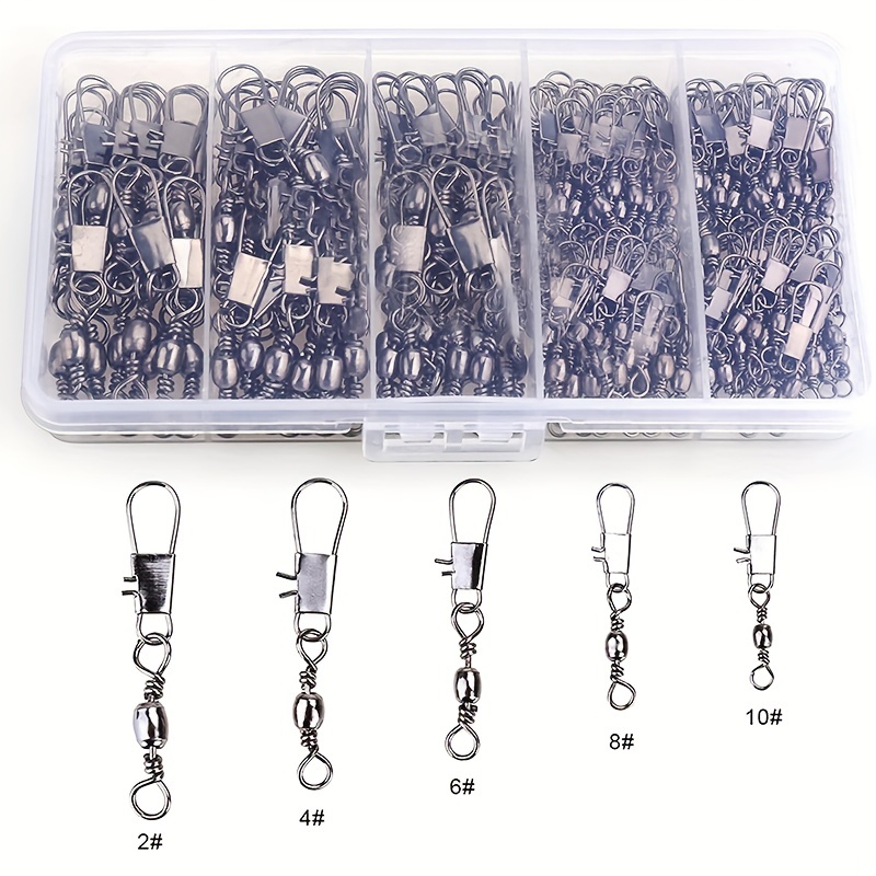 50/200個入りバレルスナップスイベル釣りアクセサリー、ボ - Fishing Lure Making Kit のレビューと価格